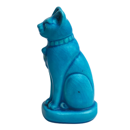 سعودي تمثال ديكوري سيراميك – تصميم قطة – 15×10 سم – SD11