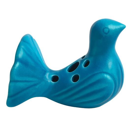 سعودي تمثال ديكوري سيراميك – تصميم طائر – 15×10 سم – SD12