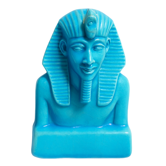 سعودي تمثال ديكوري سيراميك – تصميم رأس فرعوني – 20×10 سم – SD13