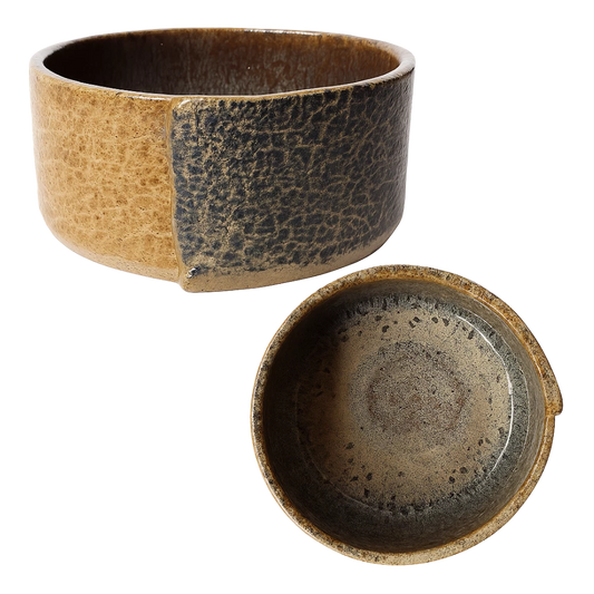 سعودي وعاء سيراميك – تصميم ريفي محبب – 14 سم / 0.35 لتر – ST3