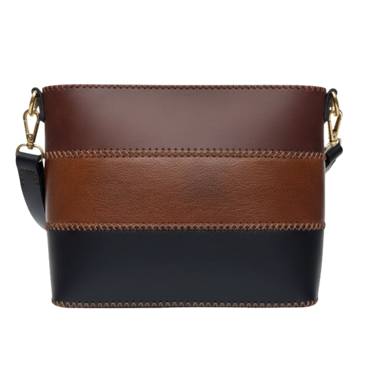 أر إس إل للجلود حقيبة كتف بلونين – 28×21×8 سم