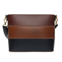 أر إس إل للجلود حقيبة كتف بلونين – 28×21×8 سم