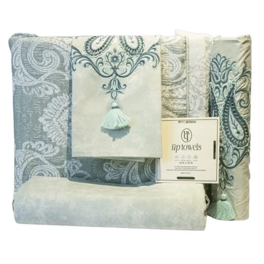 أب تاولز طقم فلزا كبير 5 قطع - 225×240 - ألوان متعددة