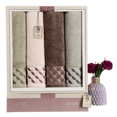 أب تاولز كاميليا - منشفة وجه كبيرة - 60×120 - ألوان متعددة