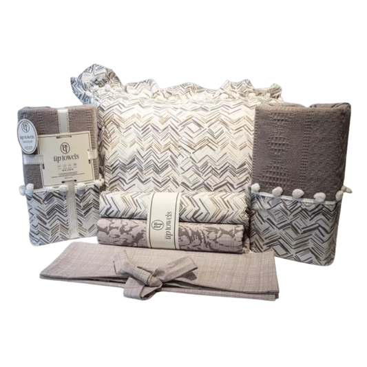 أب تاولز طقم أطفال - كيندر - 6 قطع - 180×220 - ألوان متعددة