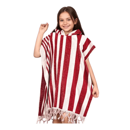 أب تاولز بونشو أطفال - متعدد المقاسات - ألوان متعددة