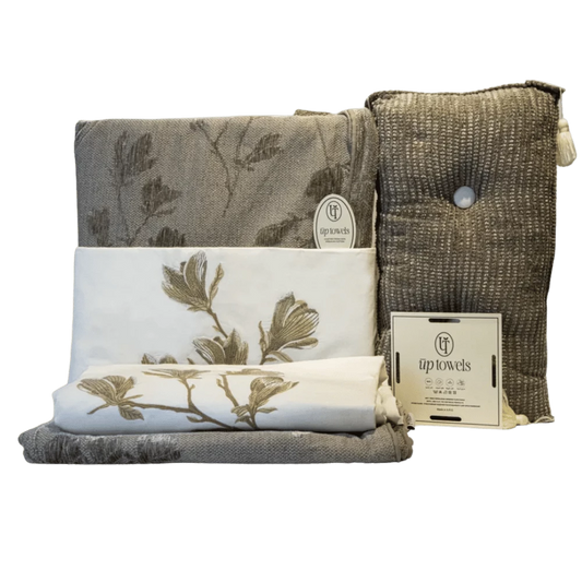 أب تاولز طقم مفرش كبير - أرسين - 7 قطع - 220×240