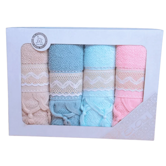 أب تاولز ليندا - منشفة وجه كبيرة - 60×120 - ألوان متعددة