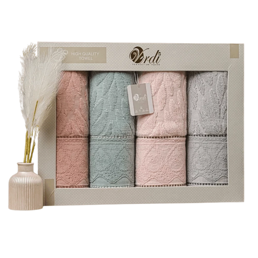 أب تاولز مرمر 1 - منشفة وجه كبيرة - 60×120 - ألوان متعددة