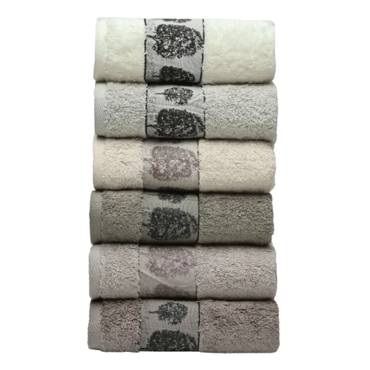 أب تاولز روزالي 2 - منشفة وجه - 50×90 - ألوان متعددة