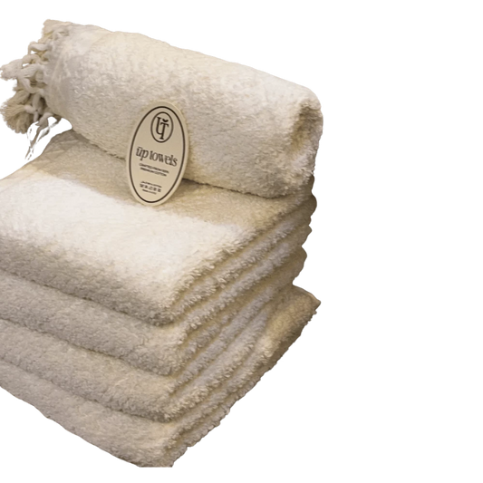 أب تاولز منشفة 50 سم (V09) بحدود - 50×90 - ألوان متعددة