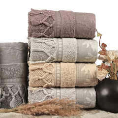 أب تاولز V 08 - منشفة وجه - 50×90 - ألوان متعددة