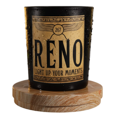 رينو الزجاج الأسود – برائحة مسك عنبر – 8.5 × 7.5 سم