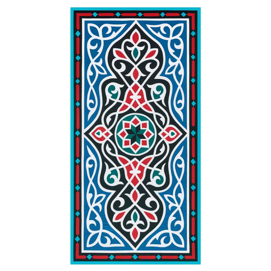 لوحة خيامية مصرية يدوية بنقوش عربية تقليدية