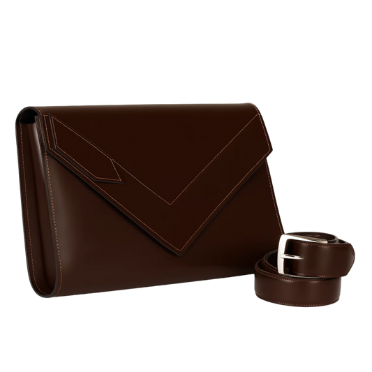 حقيبة مغلف جلد فاخر للرجال