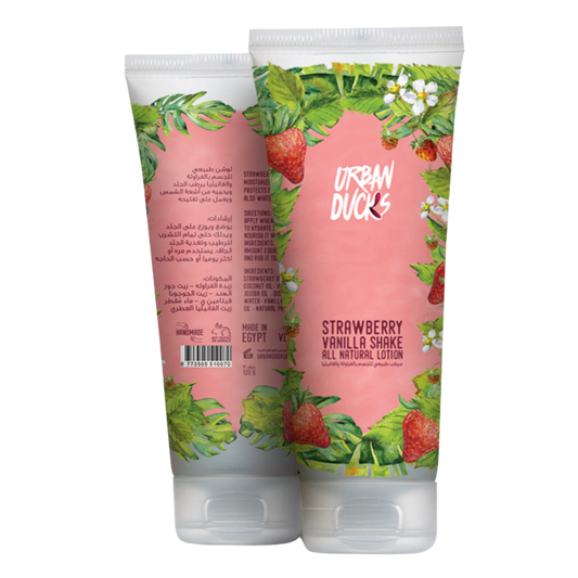 اوربان داكس زبدة الجسم برائحة مخفوق الفراولة والفانيليا - 120 مل