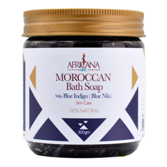 أفريكانا صابون الحمام المغربي الأزرق - 300 جم