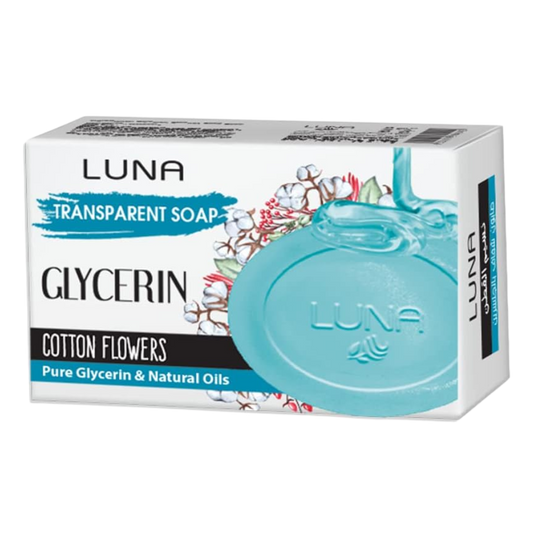 لونا صابون الجلسرين برائحة زهور القطن - 100 جم