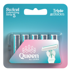 كوين باي لورد غيارات شفرات حلاقة ناعمة - 5 قطع