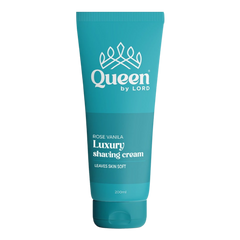 كوين باي لورد كريم حلاقة فاخر برائحة الورد والفانيليا - 200 مل